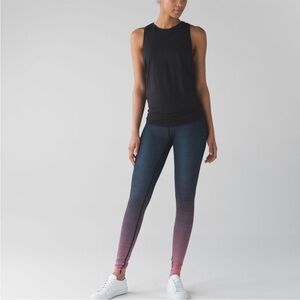 Lululemon Wunder Under Leggings Double Gradient High-Rise Stripes Yum Yum Pink 2